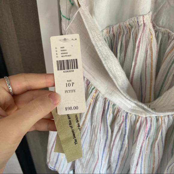 NWT Floreat Anthropologie Embroidered Halter Top - Picture 2 of 5